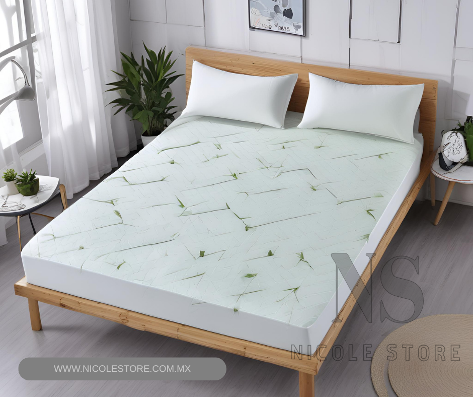 Cubre Colchon Bamboo - Imagen 4